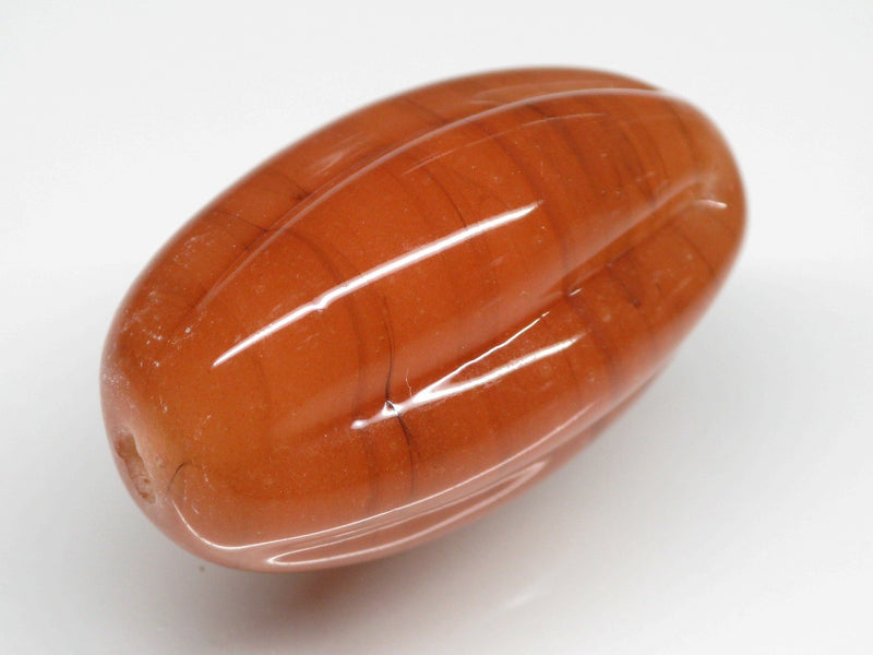 TOKO-BEADS AG099-08S Glass bead 15mm AG099-08S 大型ナツメ型ビーズ 15mm Asian bead & African bead  Handmade,Lampeork,bead,asia,india,ethnic,parts,accessory,beads とんぼ玉,ビーズ,トンボ玉,アジア,インド,エスニック,手作り,パーツ,アクセサリー
