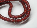TOKO-BEADS | TOKO-BEADS |AG100-03N ホワイトハートビーズ（連） 6.5mm | TOKO-BEADS |AG100-03N White Heart bead (strand) 6.5mm Asian bead & African bead  Handmade,Lampeork,bead,asia,india,ethnic,parts,accessory,beads とんぼ玉,ビーズ,トンボ玉,アジア,インド,エスニック,手作り,パーツ,アクセサリー