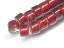 TOKO-BEADS | TOKO-BEADS |AG100-06N ホワイトハートビーズ（連） 7.5~8.5mm | TOKO-BEADS |AG100-06N White Heart bead (strand) 7.5~8.5mm Asian bead & African bead  Handmade,Lampeork,bead,asia,india,ethnic,parts,accessory,beads とんぼ玉,ビーズ,トンボ玉,アジア,インド,エスニック,手作り,パーツ,アクセサリー