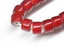 TOKO-BEADS | TOKO-BEADS |AG100-07N ホワイトハートビーズ（連） 7.5~8.5mm | TOKO-BEADS |AG100-07N White Heart bead (strand) 7.5~8.5mm Asian bead & African bead  Handmade,Lampeork,bead,asia,india,ethnic,parts,accessory,beads とんぼ玉,ビーズ,トンボ玉,アジア,インド,エスニック,手作り,パーツ,アクセサリー