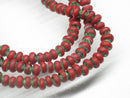 TOKO-BEADS | TOKO-BEADS |AG100-81N グリーンハートビーズ（連） 4.5~5mm | TOKO-BEADS |AG100-81N Green heart bead (strand) 4.5~5mm Asian bead & African bead  Handmade,Lampeork,bead,asia,india,ethnic,parts,accessory,beads とんぼ玉,ビーズ,トンボ玉,アジア,インド,エスニック,手作り,パーツ,アクセサリー