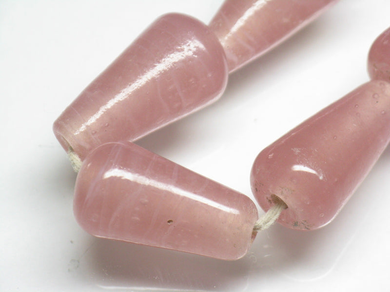 TOKO-BEADS AG101-02N Glass bead (Strand) 13~14mm AG101-02N 大粒しずく型ビーズ（連） 13~14mm Asian bead & African bead  Handmade,Lampeork,bead,asia,india,ethnic,parts,accessory,beads とんぼ玉,ビーズ,トンボ玉,アジア,インド,エスニック,手作り,パーツ,アクセサリー