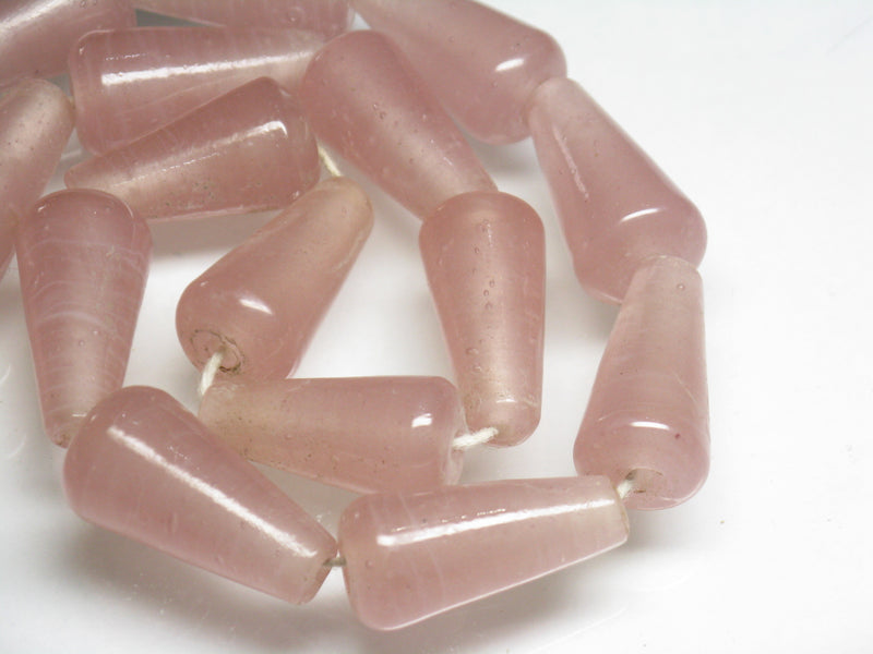 TOKO-BEADS AG101-03N Glass bead (Strand) 12~13mm AG101-03N 大粒しずく型ビーズ（連） 12~13mm Asian bead & African bead  Handmade,Lampeork,bead,asia,india,ethnic,parts,accessory,beads とんぼ玉,ビーズ,トンボ玉,アジア,インド,エスニック,手作り,パーツ,アクセサリー