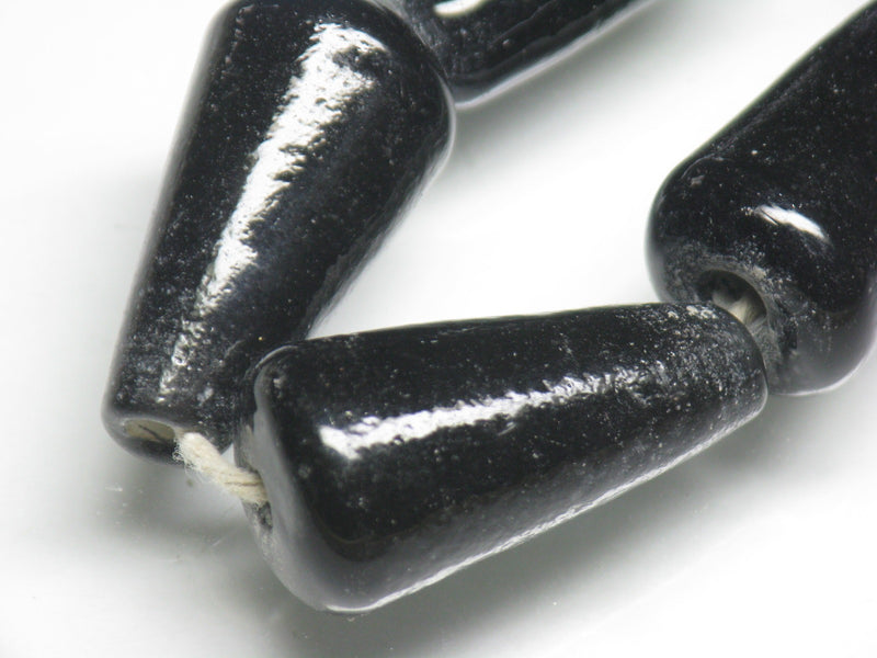 TOKO-BEADS AG101-07N Glass bead (Strand) 12~14mm AG101-07N 大粒しずく型ビーズ（連） 12~14mm Asian bead & African bead  Handmade,Lampeork,bead,asia,india,ethnic,parts,accessory,beads とんぼ玉,ビーズ,トンボ玉,アジア,インド,エスニック,手作り,パーツ,アクセサリー