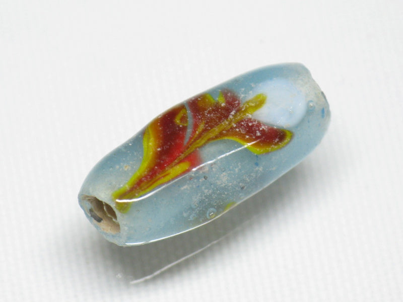 TOKO-BEADS AG103-51 Glass bead 8mm AG103-51 フラワービーズ 8mm Asian bead & African bead  Handmade,Lampeork,bead,asia,india,ethnic,parts,accessory,beads とんぼ玉,ビーズ,トンボ玉,アジア,インド,エスニック,手作り,パーツ,アクセサリー