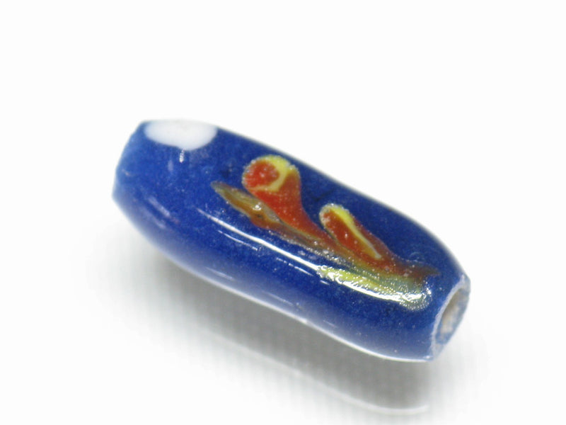 TOKO-BEADS AG103-52 Glass bead 8mm AG103-52 フラワービーズ 8mm Asian bead & African bead  Handmade,Lampeork,bead,asia,india,ethnic,parts,accessory,beads とんぼ玉,ビーズ,トンボ玉,アジア,インド,エスニック,手作り,パーツ,アクセサリー