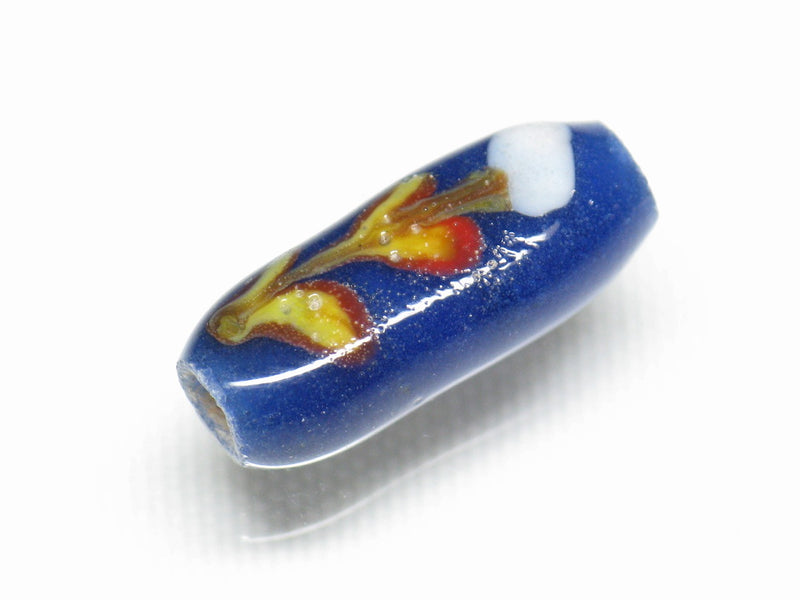 TOKO-BEADS AG103-52 Glass bead 8mm AG103-52 フラワービーズ 8mm Asian bead & African bead  Handmade,Lampeork,bead,asia,india,ethnic,parts,accessory,beads とんぼ玉,ビーズ,トンボ玉,アジア,インド,エスニック,手作り,パーツ,アクセサリー