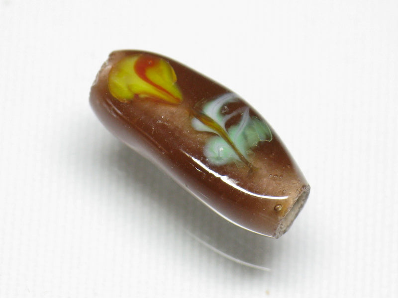 TOKO-BEADS AG103-53 Glass bead 8mm AG103-53 フラワービーズ 8mm Asian bead & African bead  Handmade,Lampeork,bead,asia,india,ethnic,parts,accessory,beads とんぼ玉,ビーズ,トンボ玉,アジア,インド,エスニック,手作り,パーツ,アクセサリー