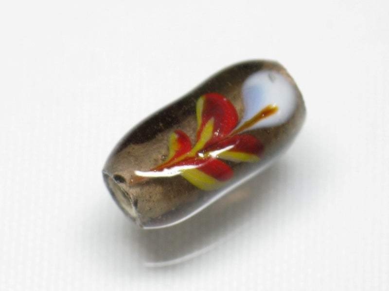 TOKO-BEADS AG103-54 Glass bead 8mm AG103-54 フラワービーズ 8mm Asian bead & African bead  Handmade,Lampeork,bead,asia,india,ethnic,parts,accessory,beads とんぼ玉,ビーズ,トンボ玉,アジア,インド,エスニック,手作り,パーツ,アクセサリー