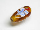 TOKO-BEADS AG103-55 Glass bead 9.5mm AG103-55 フラワービーズ 9.5mm Asian bead & African bead  Handmade,Lampeork,bead,asia,india,ethnic,parts,accessory,beads とんぼ玉,ビーズ,トンボ玉,アジア,インド,エスニック,手作り,パーツ,アクセサリー