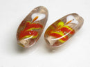 TOKO-BEADS AG103-70 Glass bead 9mm AG103-70 フラワービーズ 9mm Asian bead & African bead  Handmade,Lampeork,bead,asia,india,ethnic,parts,accessory,beads とんぼ玉,ビーズ,トンボ玉,アジア,インド,エスニック,手作り,パーツ,アクセサリー