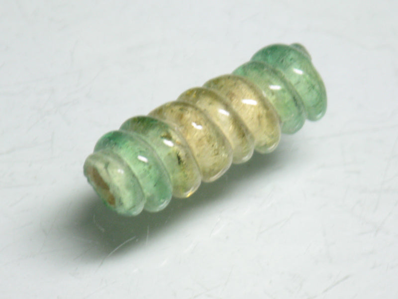 TOKO-BEADS AG103-76 Glass bead 7~8.5mm AG103-76 トゥイストビーズ 7~8.5mm Asian bead & African bead  Handmade,Lampeork,bead,asia,india,ethnic,parts,accessory,beads とんぼ玉,ビーズ,トンボ玉,アジア,インド,エスニック,手作り,パーツ,アクセサリー