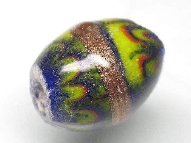 TOKO-BEADS AG104-26 Jawa Premium Glass bead 9mm AG104-26 ジャワ・プレミアムビーズ 9mm Asian bead & African bead  Handmade,Lampeork,bead,asia,india,ethnic,parts,accessory,beads とんぼ玉,ビーズ,トンボ玉,アジア,インド,エスニック,手作り,パーツ,アクセサリー