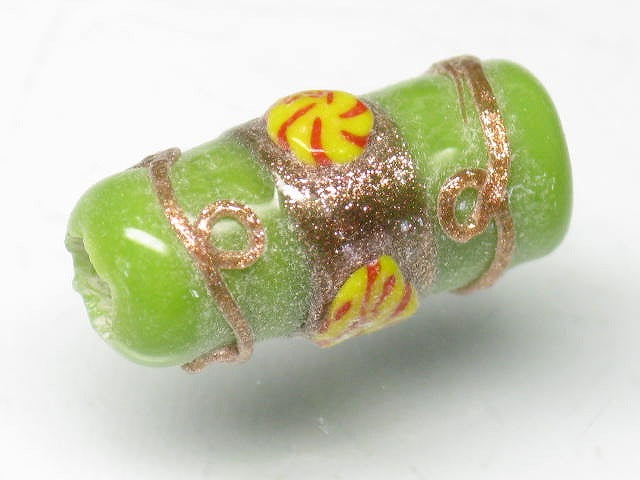 TOKO-BEADS AG104-38 Jawa Premium Glass bead 7mm AG104-38 ジャワ・プレミアムビーズ 7mm Asian bead & African bead  Handmade,Lampeork,bead,asia,india,ethnic,parts,accessory,beads とんぼ玉,ビーズ,トンボ玉,アジア,インド,エスニック,手作り,パーツ,アクセサリー