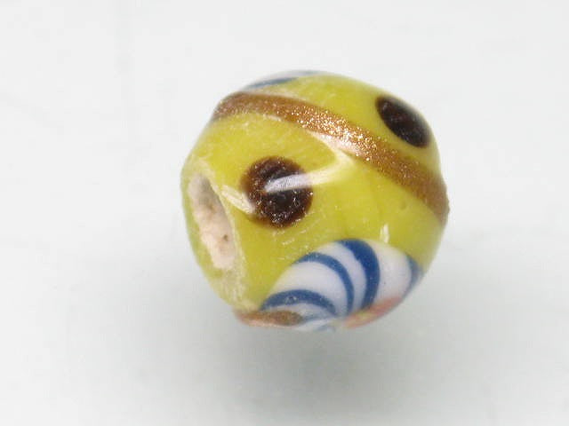 TOKO-BEADS AG104-46 Jawa Premium Glass bead 6mm AG104-46 ジャワ・プレミアムビーズ 6mm Asian bead & African bead  Handmade,Lampeork,bead,asia,india,ethnic,parts,accessory,beads とんぼ玉,ビーズ,トンボ玉,アジア,インド,エスニック,手作り,パーツ,アクセサリー