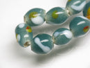 TOKO-BEADS AG105-13N Glass bead (strand) 7~9mm AG105-13N とんぼ玉（連） 7~9mm Asian bead & African bead  Handmade,Lampeork,bead,asia,india,ethnic,parts,accessory,beads とんぼ玉,ビーズ,トンボ玉,アジア,インド,エスニック,手作り,パーツ,アクセサリー