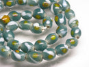 TOKO-BEADS AG105-13N Glass bead (strand) 7~9mm AG105-13N とんぼ玉（連） 7~9mm Asian bead & African bead  Handmade,Lampeork,bead,asia,india,ethnic,parts,accessory,beads とんぼ玉,ビーズ,トンボ玉,アジア,インド,エスニック,手作り,パーツ,アクセサリー