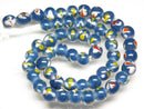 TOKO-BEADS AG106-03N Glass bead (strand) 8~8.5mm AG106-03N とんぼ玉（連/在庫限り） 8~8.5mm Asian bead & African bead  Handmade,Lampeork,bead,asia,india,ethnic,parts,accessory,beads とんぼ玉,ビーズ,トンボ玉,アジア,インド,エスニック,手作り,パーツ,アクセサリー