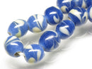 TOKO-BEADS AG106-08N Glass bead (strand) 7.5~8mm AG106-08N とんぼ玉（連/在庫限り） 7.5~8mm Asian bead & African bead  Handmade,Lampeork,bead,asia,india,ethnic,parts,accessory,beads とんぼ玉,ビーズ,トンボ玉,アジア,インド,エスニック,手作り,パーツ,アクセサリー