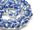 TOKO-BEADS AG106-08N Glass bead (strand) 7.5~8mm AG106-08N とんぼ玉（連/在庫限り） 7.5~8mm Asian bead & African bead  Handmade,Lampeork,bead,asia,india,ethnic,parts,accessory,beads とんぼ玉,ビーズ,トンボ玉,アジア,インド,エスニック,手作り,パーツ,アクセサリー