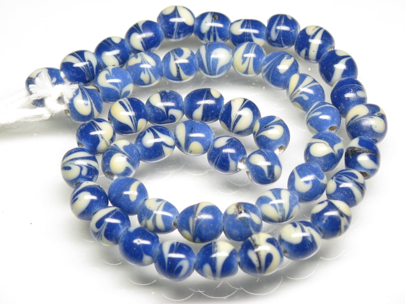 TOKO-BEADS AG106-09N Glass bead (strand) 7.5~8mm AG106-09N とんぼ玉（連/在庫限り） 7.5~8mm Asian bead & African bead  Handmade,Lampeork,bead,asia,india,ethnic,parts,accessory,beads とんぼ玉,ビーズ,トンボ玉,アジア,インド,エスニック,手作り,パーツ,アクセサリー