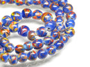 TOKO-BEADS AG106-13N Glass bead (strand) 8~10mm AG106-13N とんぼ玉（連/在庫限り） 8~10mm Asian bead & African bead  Handmade,Lampeork,bead,asia,india,ethnic,parts,accessory,beads とんぼ玉,ビーズ,トンボ玉,アジア,インド,エスニック,手作り,パーツ,アクセサリー