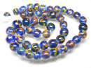 TOKO-BEADS AG106-14N Glass bead (strand) 7.5~10mm AG106-14N とんぼ玉（連/在庫限り） 7.5~10mm Asian bead & African bead  Handmade,Lampeork,bead,asia,india,ethnic,parts,accessory,beads とんぼ玉,ビーズ,トンボ玉,アジア,インド,エスニック,手作り,パーツ,アクセサリー