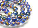 TOKO-BEADS AG106-14N Glass bead (strand) 7.5~10mm AG106-14N とんぼ玉（連/在庫限り） 7.5~10mm Asian bead & African bead  Handmade,Lampeork,bead,asia,india,ethnic,parts,accessory,beads とんぼ玉,ビーズ,トンボ玉,アジア,インド,エスニック,手作り,パーツ,アクセサリー