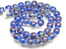 TOKO-BEADS AG106-15N Glass bead (strand) 8~9mm AG106-15N とんぼ玉（連/在庫限り） 8~9mm Asian bead & African bead  Handmade,Lampeork,bead,asia,india,ethnic,parts,accessory,beads とんぼ玉,ビーズ,トンボ玉,アジア,インド,エスニック,手作り,パーツ,アクセサリー