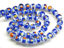 TOKO-BEADS AG106-17N Glass bead (strand) 8~9mm AG106-17N とんぼ玉（連/在庫限り） 8~9mm Asian bead & African bead  Handmade,Lampeork,bead,asia,india,ethnic,parts,accessory,beads とんぼ玉,ビーズ,トンボ玉,アジア,インド,エスニック,手作り,パーツ,アクセサリー