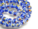 TOKO-BEADS AG106-17N Glass bead (strand) 8~9mm AG106-17N とんぼ玉（連/在庫限り） 8~9mm Asian bead & African bead  Handmade,Lampeork,bead,asia,india,ethnic,parts,accessory,beads とんぼ玉,ビーズ,トンボ玉,アジア,インド,エスニック,手作り,パーツ,アクセサリー