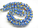 TOKO-BEADS AG106-20N Glass bead (strand) 7.5~8.5mm AG106-20N とんぼ玉（連/在庫限り） 7.5~8.5mm Asian bead & African bead  Handmade,Lampeork,bead,asia,india,ethnic,parts,accessory,beads とんぼ玉,ビーズ,トンボ玉,アジア,インド,エスニック,手作り,パーツ,アクセサリー