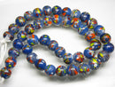 TOKO-BEADS AG106-21N Glass bead (strand) 9.5~10mm AG106-21N とんぼ玉（連/在庫限り） 9.5~10mm Asian bead & African bead  Handmade,Lampeork,bead,asia,india,ethnic,parts,accessory,beads とんぼ玉,ビーズ,トンボ玉,アジア,インド,エスニック,手作り,パーツ,アクセサリー
