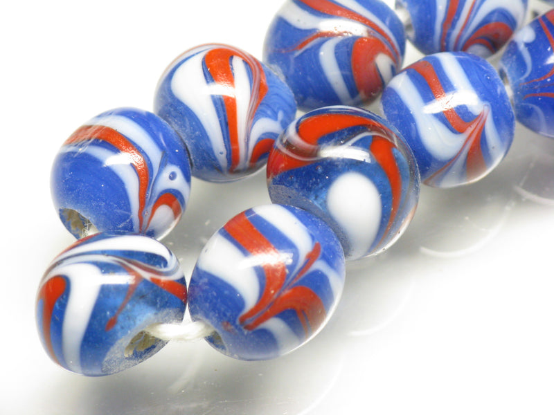 TOKO-BEADS AG106-22N Glass bead (strand) 8.5~10mm AG106-22N とんぼ玉（連/在庫限り） 8.5~10mm Asian bead & African bead  Handmade,Lampeork,bead,asia,india,ethnic,parts,accessory,beads とんぼ玉,ビーズ,トンボ玉,アジア,インド,エスニック,手作り,パーツ,アクセサリー