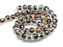 TOKO-BEADS AG106-25N Glass bead (strand) 7~8.5mm AG106-25N とんぼ玉（連/在庫限り） 7~8.5mm Asian bead & African bead  Handmade,Lampeork,bead,asia,india,ethnic,parts,accessory,beads とんぼ玉,ビーズ,トンボ玉,アジア,インド,エスニック,手作り,パーツ,アクセサリー