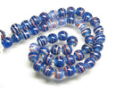 TOKO-BEADS AG106-26N Glass bead (strand) 9~9.5mm AG106-26N とんぼ玉（連/在庫限り） 9~9.5mm Asian bead & African bead  Handmade,Lampeork,bead,asia,india,ethnic,parts,accessory,beads とんぼ玉,ビーズ,トンボ玉,アジア,インド,エスニック,手作り,パーツ,アクセサリー