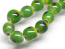 TOKO-BEADS AG106-29N Glass bead (strand) 9~10mm AG106-29N とんぼ玉（連/在庫限り） 9~10mm Asian bead & African bead  Handmade,Lampeork,bead,asia,india,ethnic,parts,accessory,beads とんぼ玉,ビーズ,トンボ玉,アジア,インド,エスニック,手作り,パーツ,アクセサリー