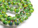 TOKO-BEADS AG106-29N Glass bead (strand) 9~10mm AG106-29N とんぼ玉（連/在庫限り） 9~10mm Asian bead & African bead  Handmade,Lampeork,bead,asia,india,ethnic,parts,accessory,beads とんぼ玉,ビーズ,トンボ玉,アジア,インド,エスニック,手作り,パーツ,アクセサリー
