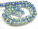 TOKO-BEADS AG106-31N Glass bead (strand) 7.5~8mm AG106-31N とんぼ玉（連/在庫限り） 7.5~8mm Asian bead & African bead  Handmade,Lampeork,bead,asia,india,ethnic,parts,accessory,beads とんぼ玉,ビーズ,トンボ玉,アジア,インド,エスニック,手作り,パーツ,アクセサリー