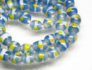 TOKO-BEADS AG106-31N Glass bead (strand) 7.5~8mm AG106-31N とんぼ玉（連/在庫限り） 7.5~8mm Asian bead & African bead  Handmade,Lampeork,bead,asia,india,ethnic,parts,accessory,beads とんぼ玉,ビーズ,トンボ玉,アジア,インド,エスニック,手作り,パーツ,アクセサリー