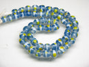 TOKO-BEADS AG106-32N Glass bead (strand) 7~8mm AG106-32N とんぼ玉（連/在庫限り） 7~8mm Asian bead & African bead  Handmade,Lampeork,bead,asia,india,ethnic,parts,accessory,beads とんぼ玉,ビーズ,トンボ玉,アジア,インド,エスニック,手作り,パーツ,アクセサリー