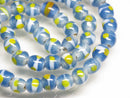 TOKO-BEADS AG106-33N Glass bead (strand) 7~8mm AG106-33N とんぼ玉（連/在庫限り） 7~8mm Asian bead & African bead  Handmade,Lampeork,bead,asia,india,ethnic,parts,accessory,beads とんぼ玉,ビーズ,トンボ玉,アジア,インド,エスニック,手作り,パーツ,アクセサリー
