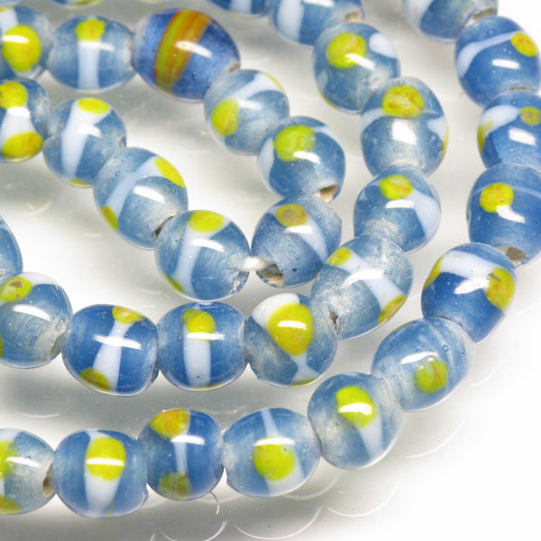 トンボ玉 TOKO-BEADS |AG106-33N とんぼ玉（連/在庫限り） 7~8mm