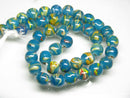 TOKO-BEADS AG106-39N Glass bead (strand) 9~10.5mm AG106-39N とんぼ玉（連/在庫限り） 9~10.5mm Asian bead & African bead  Handmade,Lampeork,bead,asia,india,ethnic,parts,accessory,beads とんぼ玉,ビーズ,トンボ玉,アジア,インド,エスニック,手作り,パーツ,アクセサリー