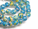 TOKO-BEADS AG106-39N Glass bead (strand) 9~10.5mm AG106-39N とんぼ玉（連/在庫限り） 9~10.5mm Asian bead & African bead  Handmade,Lampeork,bead,asia,india,ethnic,parts,accessory,beads とんぼ玉,ビーズ,トンボ玉,アジア,インド,エスニック,手作り,パーツ,アクセサリー