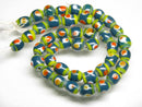 TOKO-BEADS AG106-40N Glass bead (strand) 7.5~9mm AG106-40N とんぼ玉（連/在庫限り） 7.5~9mm Asian bead & African bead  Handmade,Lampeork,bead,asia,india,ethnic,parts,accessory,beads とんぼ玉,ビーズ,トンボ玉,アジア,インド,エスニック,手作り,パーツ,アクセサリー