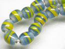 TOKO-BEADS AG106-41N Glass bead (strand) 7~7.5mm AG106-41N とんぼ玉（連/在庫限り） 7~7.5mm Asian bead & African bead  Handmade,Lampeork,bead,asia,india,ethnic,parts,accessory,beads とんぼ玉,ビーズ,トンボ玉,アジア,インド,エスニック,手作り,パーツ,アクセサリー