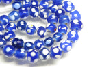 TOKO-BEADS AG107-12N Glass bead (strand) 8~11mm AG107-12N とんぼ玉（連/在庫限り） 8~11mm Asian bead & African bead  Handmade,Lampeork,bead,asia,india,ethnic,parts,accessory,beads とんぼ玉,ビーズ,トンボ玉,アジア,インド,エスニック,手作り,パーツ,アクセサリー