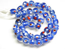TOKO-BEADS AG107-16N Glass bead (strand) 8~11mm AG107-16N とんぼ玉（連/在庫限り） 8~11mm Asian bead & African bead  Handmade,Lampeork,bead,asia,india,ethnic,parts,accessory,beads とんぼ玉,ビーズ,トンボ玉,アジア,インド,エスニック,手作り,パーツ,アクセサリー