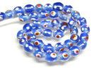 TOKO-BEADS AG107-17N Glass bead (strand) 8~11mm AG107-17N とんぼ玉（連/在庫限り） 8~11mm Asian bead & African bead  Handmade,Lampeork,bead,asia,india,ethnic,parts,accessory,beads とんぼ玉,ビーズ,トンボ玉,アジア,インド,エスニック,手作り,パーツ,アクセサリー
